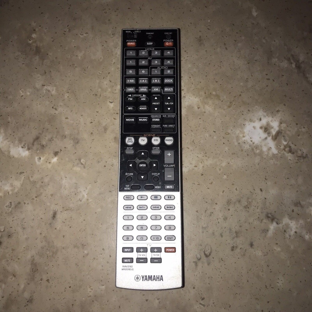 YAMAHA Remote‎ Control RAV290 Missing Battery Cover